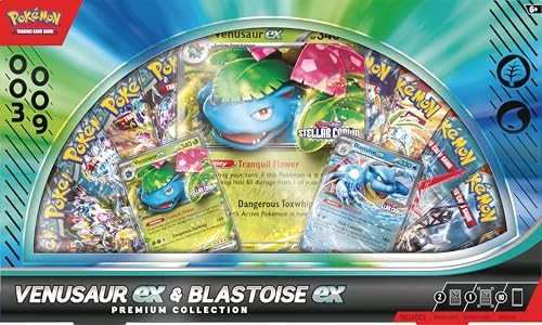 Pokémon TCG: Venusaur Ex & Blastoise Ex Premium Collection