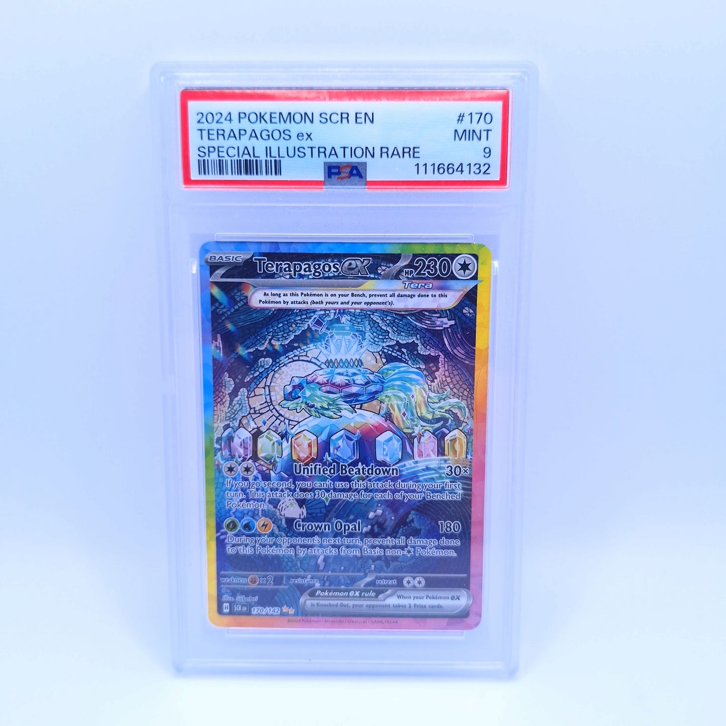 Terapagos ex #170 Stellar Crown - PSA 9