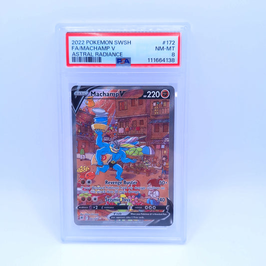 Machamp V #172 Astral Radiance - PSA 8