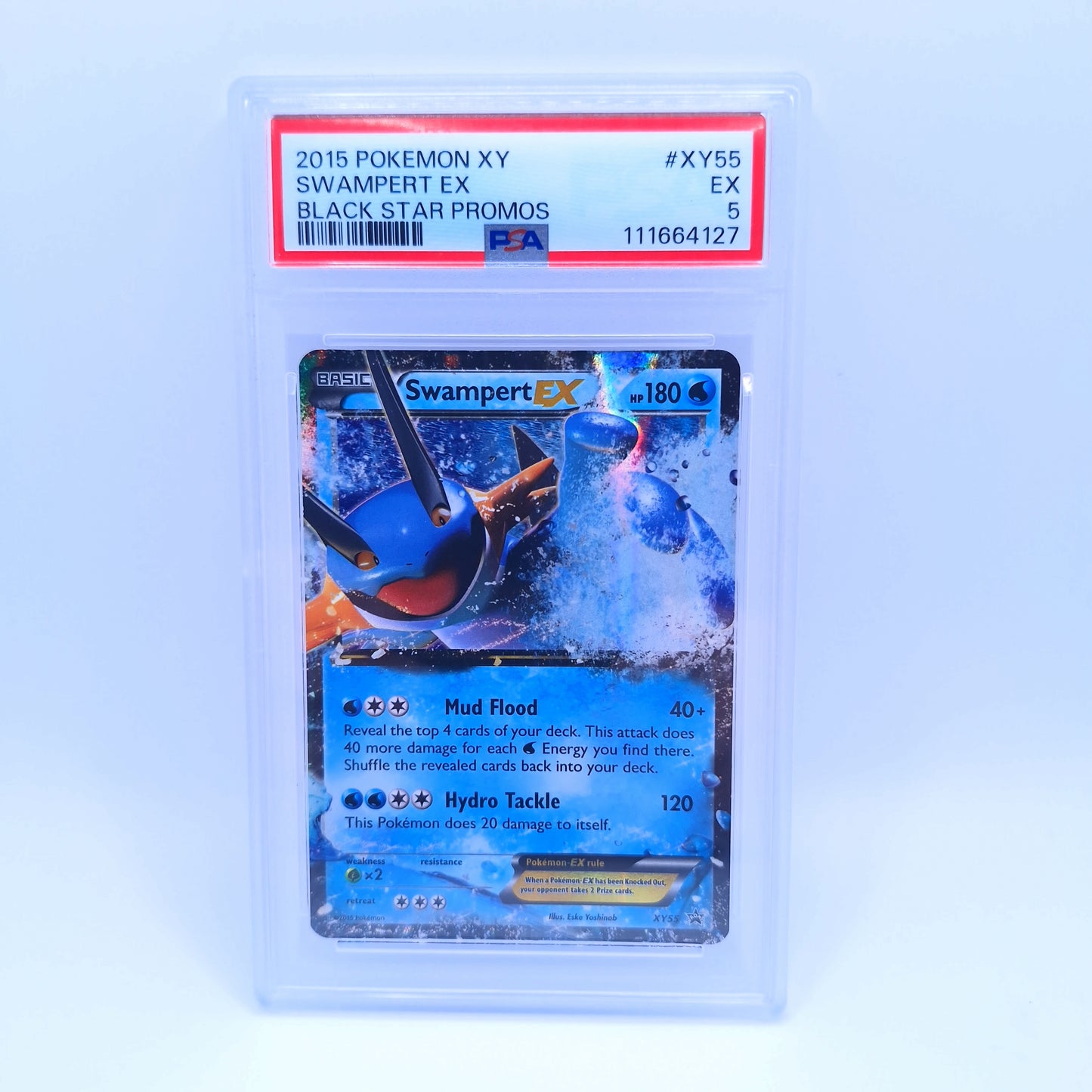 Swampert EX #XY55 - PSA 5