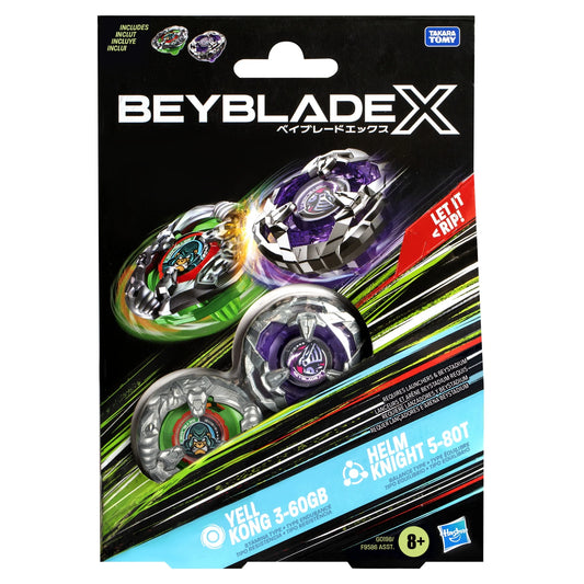 Beyblade X Yell Kong 3-60GB and Helm Knight 5-80T