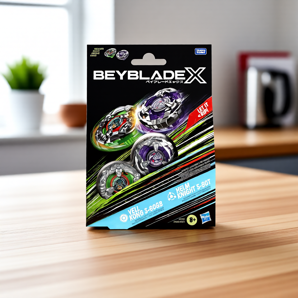 Beyblade X Yell Kong 3-60GB and Helm Knight 5-80T