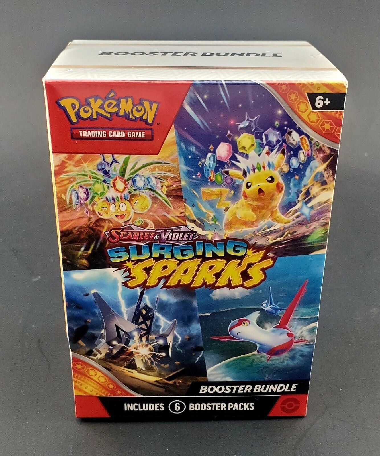 Pokemon Surging Sparks - Booster Bundle -   6 Packs - Factory Sealed