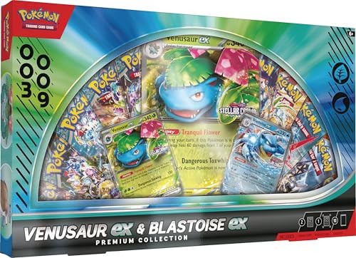 Pokémon TCG: Venusaur Ex & Blastoise Ex Premium Collection