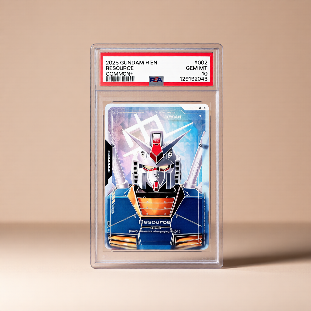 2025 GUNDAM RESOURCE #002 RESOURCE COMMON++ - PSA 10