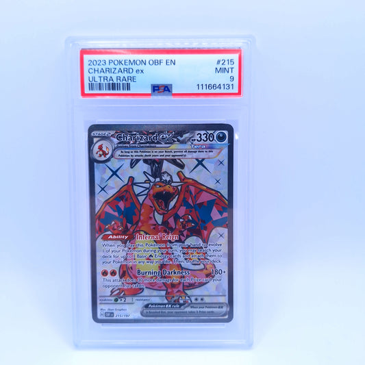 Charizard ex #215 Obsidian Flames - PSA 9