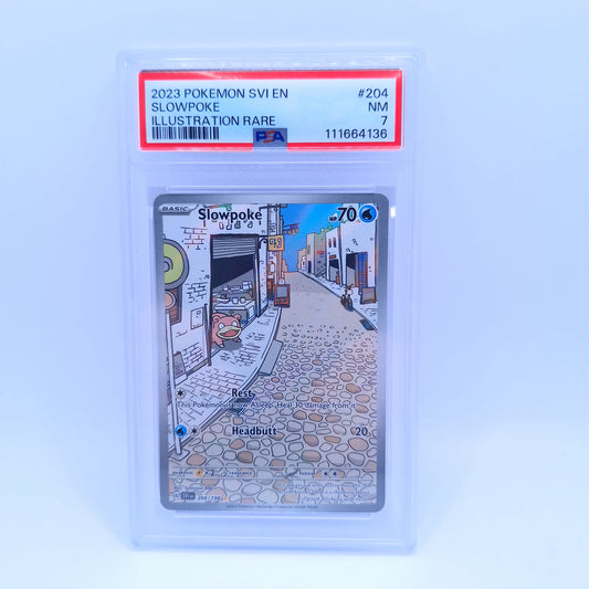 Slowpoke #204 Scarlet Violet Base - PSA 7