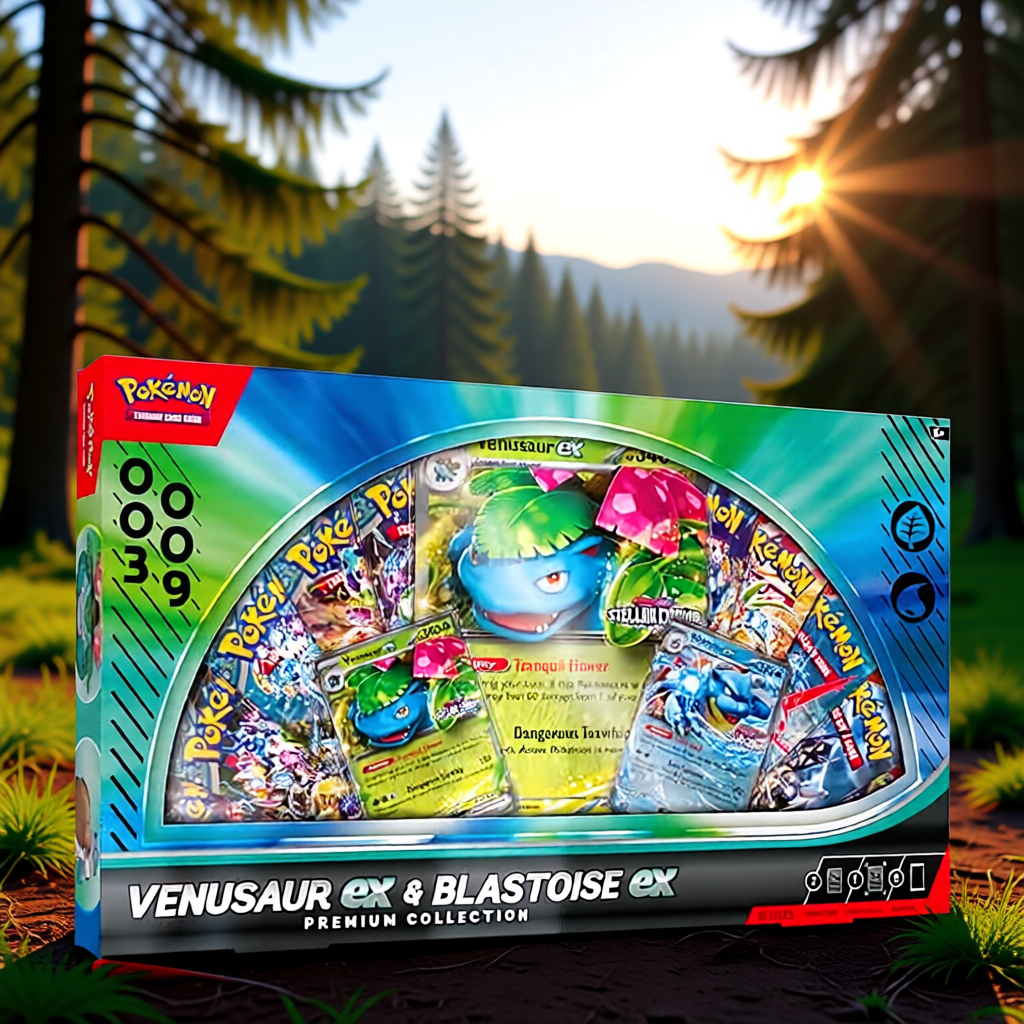 Pokémon TCG: Venusaur Ex & Blastoise Ex Premium Collection
