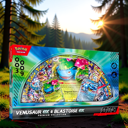 Pokémon TCG: Venusaur Ex & Blastoise Ex Premium Collection