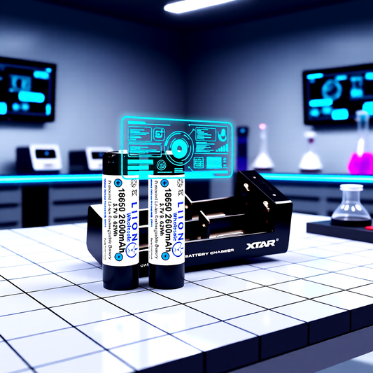 18650 2600mAh Batteries and Charger