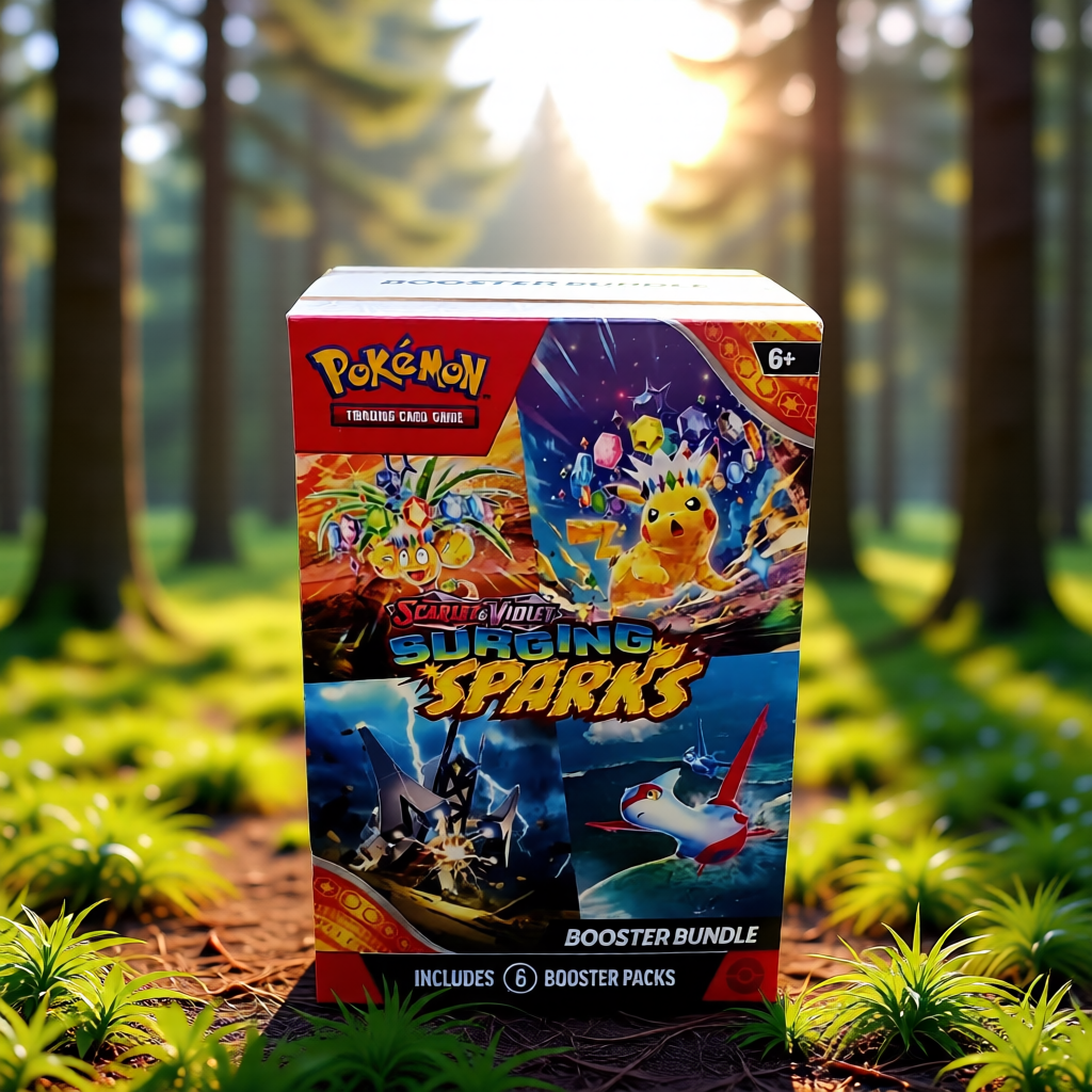 Pokemon Surging Sparks - Booster Bundle -   6 Packs - Factory Sealed